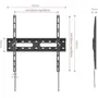 Fonestar FIX-044BA Soporte de pared para TV de 32 a 70 pulgadas